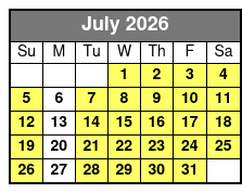 Ozarks Aglow July Schedule