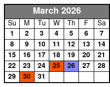 The Mountain Hollers March Schedule