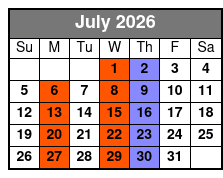 The Mountain Hollers July Schedule
