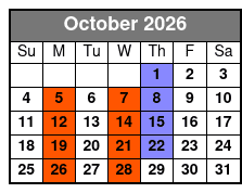 The Mountain Hollers October Schedule