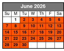 Branson Aquarium at the Boardwalk June Schedule
