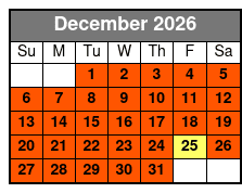 Branson Aquarium at the Boardwalk December Schedule