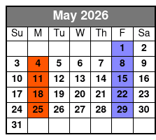 George Strait Tribute   May Schedule