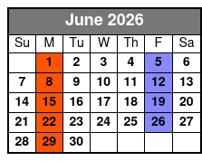 George Strait Tribute   June Schedule