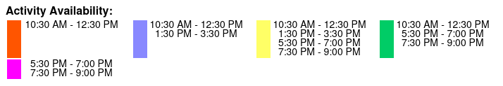 MayHam’s Country Comedy Tour Color Key