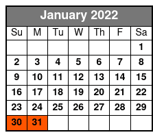 Titanic - World's Largest Museum Attraction (Reservation Required) January Schedule