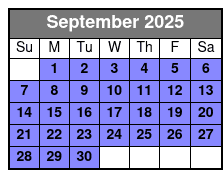Titanic - World's Largest Museum Attraction (Reservation Required) September Schedule