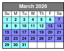 Dolly Parton's Stampede Branson March Schedule