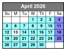 Dolly Parton's Stampede Branson April Schedule