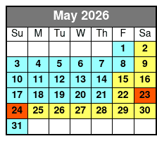 Dolly Parton's Stampede Branson May Schedule