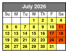 Dolly Parton's Stampede Branson July Schedule