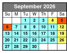 Dolly Parton's Stampede Branson September Schedule