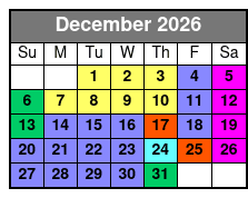 Dolly Parton's Stampede Branson December Schedule