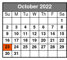 Dolly Parton's Stampede Dinner October Schedule