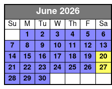 Dolly Parton's Stampede Dinner & Show June Schedule