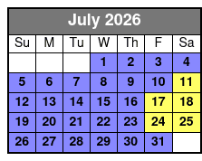 Dolly Parton's Stampede Dinner & Show July Schedule