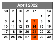 Baldknobbers Vintage Show April Schedule