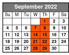 Baldknobbers Vintage Show September Schedule