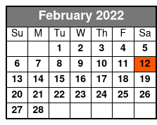 Baldknobbers February Schedule
