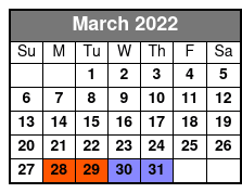 Baldknobbers March Schedule