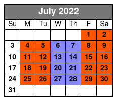 Baldknobbers July Schedule