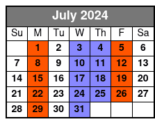 Baldknobbers Jamboree July Schedule