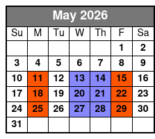 Baldknobbers Jamboree May Schedule