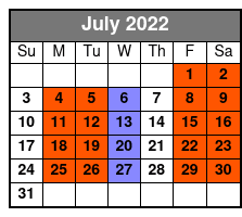 Baldknobbers Jamboree Show July Schedule