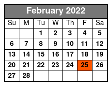SIX February Schedule