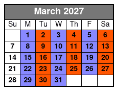 SIX March Schedule