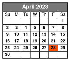 SIX Branson April Schedule