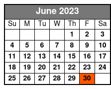 SIX Branson June Schedule
