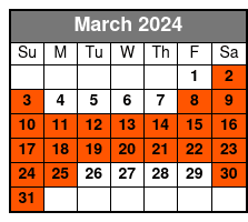 Amazing Pets March Schedule