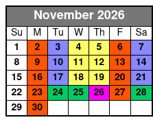 Hughes Brothers Christmas Show Only November Schedule