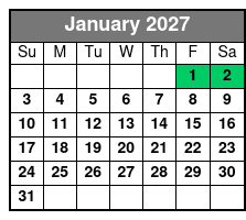 Hughes Brothers Christmas Show Only January Schedule