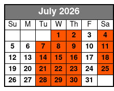 Hughes Brothers Music Dinner Show July Schedule