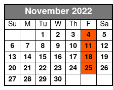 Hughes Brothers Country Dinner Show November Schedule