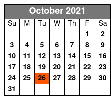 Famous Impressions October Schedule