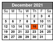 Famous Impressions December Schedule
