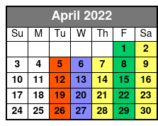 Hughes Brothers April Schedule