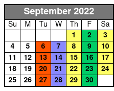 Hughes Brothers September Schedule
