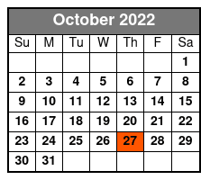 Hughes Brothers October Schedule