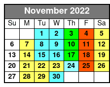 Hughes Brothers November Schedule