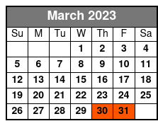Silver Dollar City 1 Day Ticket (Reservation Required) March Schedule