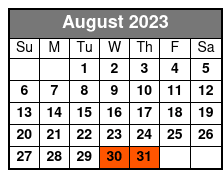 Silver Dollar City 1 Day Ticket (Reservation Required) August Schedule
