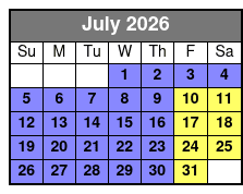 2  Day Silver Dollar City & 1 Day White Water 2 Park Ticket July Schedule