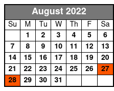 SDC & White Water 3 Day 2 Park Ticket (Reservation Required) August Schedule