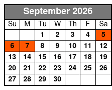 1 Day Silver Dollar City & 1 Day White Water 2 Park Ticket September Schedule