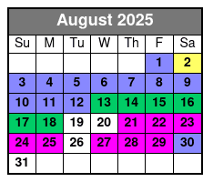 Buy 1 Day Silver Dollar City Ticket, Get 1 Day Free August Schedule