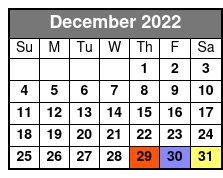 Silver Dollar City 2 Day Ticket (Reservation Required) December Schedule